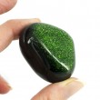 green sunstone, green sunstone crystal, pocket crystal, energy crystal, love crystal