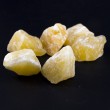 yellow calcite, natural crystal