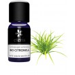 Eteris bio eterično olje citronela 10 ml, steklenička z motivom citronele na beli podlagi