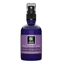 Eteris natural room freshener spray, mint and lemongrass, 100 ml bottle
