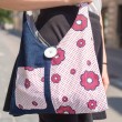 UNIQUE HANDMADE BAG MADE OF JEANS AND PRINTED COTTON, BAG FOR YOUTH, TEXTILE BAG, denim